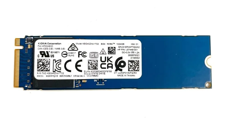 KBG40ZNV1T02 KIOXIA Kioxia - M.2 Nvme - 2280 1024GB